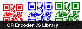 QR Encoder JS Library